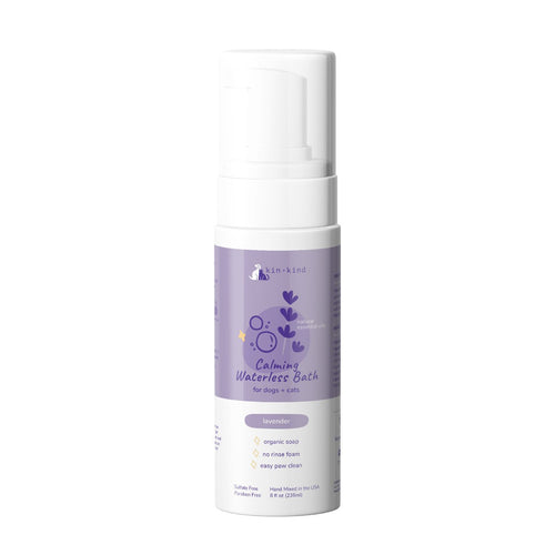 Kin + Kind Calming Lavender Waterless Bath for Dogs & Cats