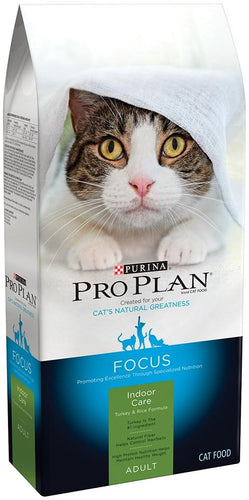 Purina Pro Plan Focus Indoor Care Turkey Rice Formula Dry Cat