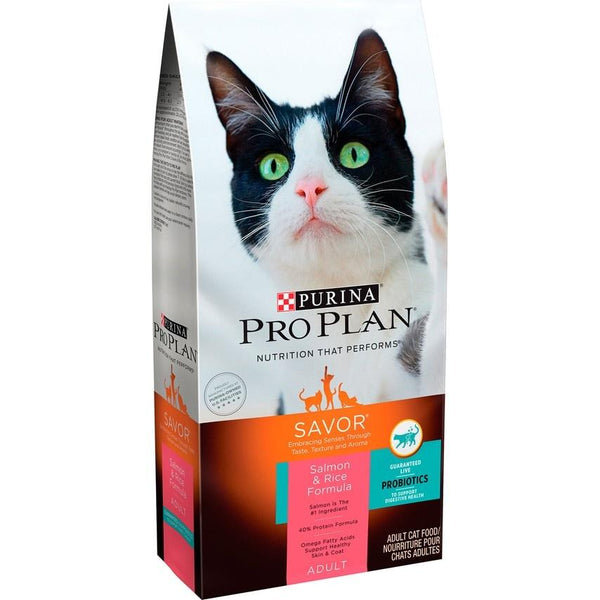 Purina Pro Plan Savor Adult Salmon Rice Formula Dry Cat Food