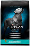 Purina Pro Plan Focus Adult Large Breed Weight Management Formula Dry Dog Food