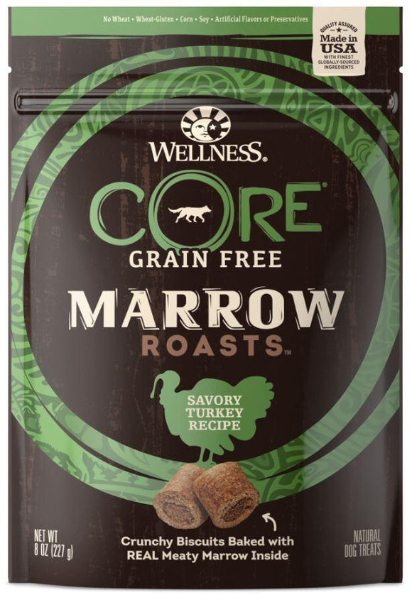 Wellness CORE Natural Grain Free Marrow Roasts Turkey Recipe Dog Treats