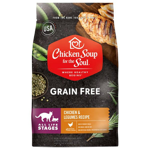 Chicken Soup For The Soul Grain Free Chicken and Legumes Limited Ingredient Diet Dry Cat Food