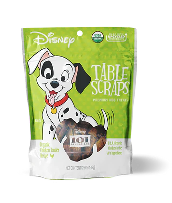 Phelps Disney Table Scraps Premium Dog Treats: Organic Chicken Tender Recipe