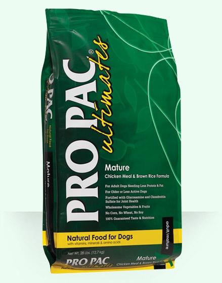 Pro pac senior shops dog food