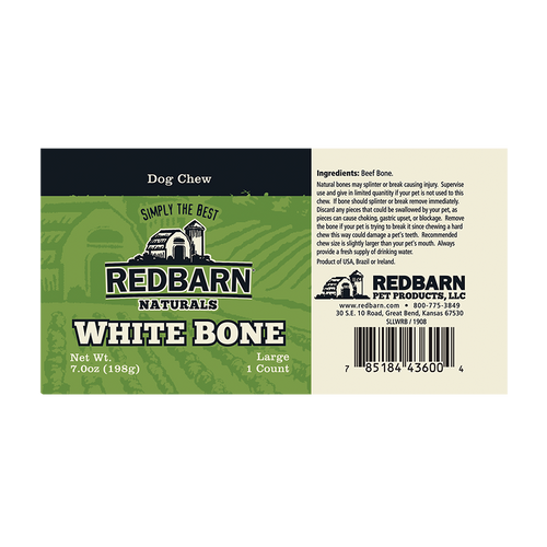 Redbarn Natural White Bone