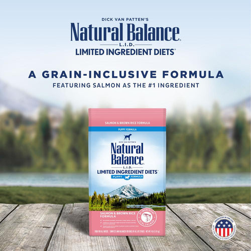 Natural Balance L.I.D. Limited Ingredient Diets Salmon & Brown Rice Puppy Formula Dry Dog Food