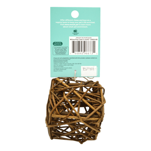 Oxbow Animal Health Enriched Life - Willow Play Cube