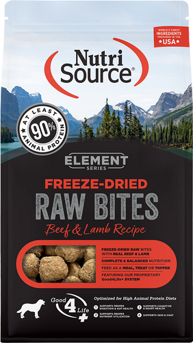 NutriSource Element Series Freeze-Dried Beef & Lamb Recipe