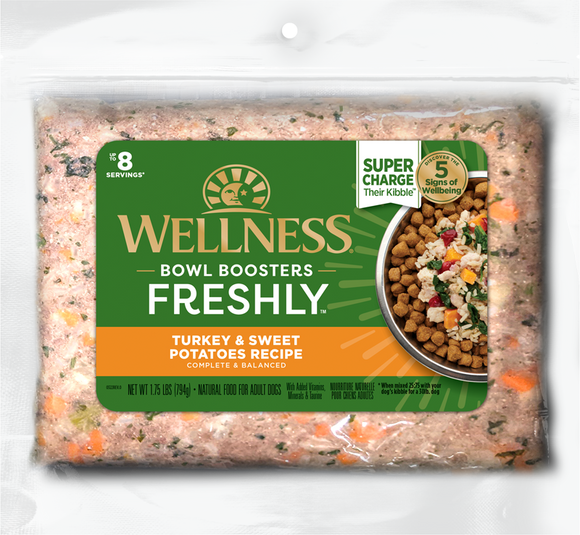 Wellness® Bowl Boosters Freshly™ Turkey & Sweet Potatoes Recipe