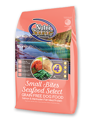 NutriSource® Small Bites Seafood Select Recipe Dog Food