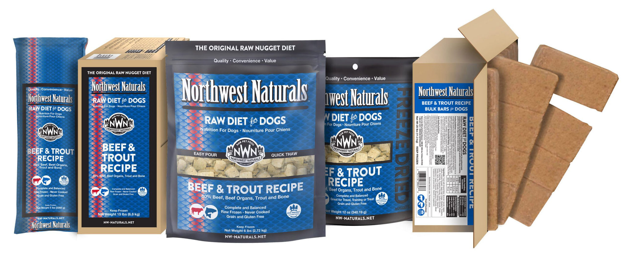 Bulk raw food outlet for dogs