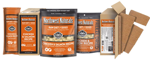 Northwest Naturals Recipe Bulk Dinner Bar Raw Frozen Dog Food