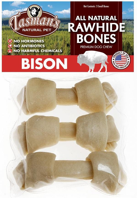 Tasman's All Natural Bison Rawhide Bone