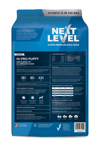 Next Level Hi-Pro Puppy Super Premium Dog Food