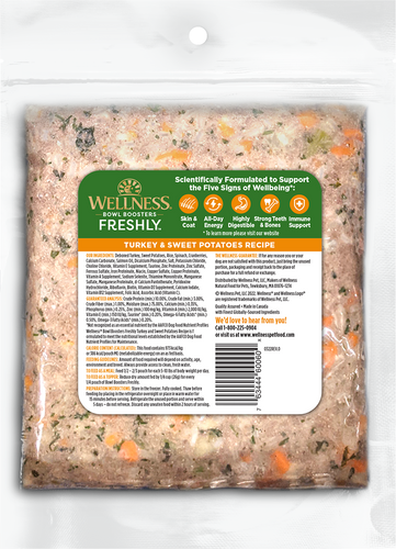Wellness® Bowl Boosters Freshly™ Turkey & Sweet Potatoes Recipe