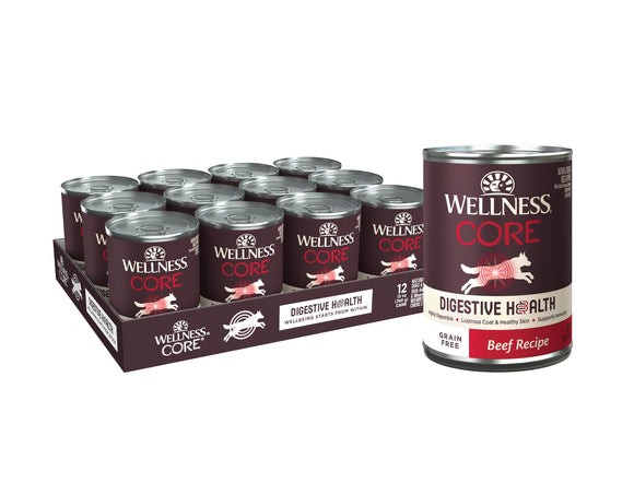 Wellness CORE Digestive Health Grain-Free Beef Recipe Dog Food (13 oz)