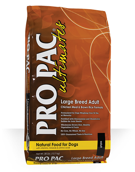 PRO PAC® Ultimates™ Large Breed Adult Chicken Meal & Brown Rice Formula