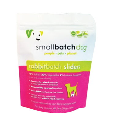 Smallbatch Rabbitbatch Frozen Dog Food