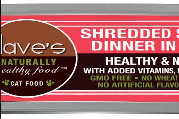 Dave’s Naturally Healthy Grain Free Cat Food Shredded Salmon