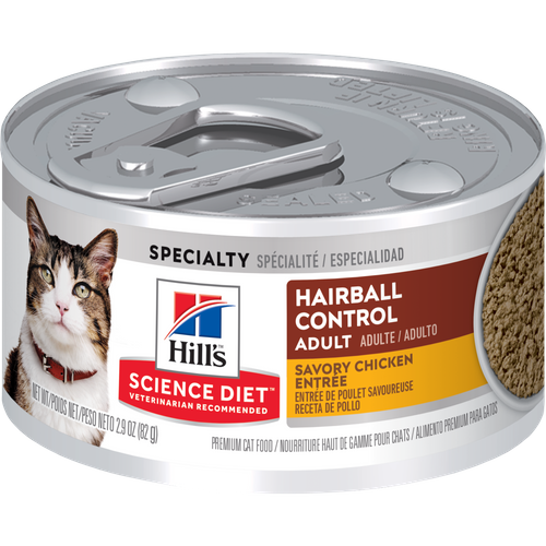 Hill's® Science Diet® Adult Hairball Control Savory Chicken Entrée Cat Food