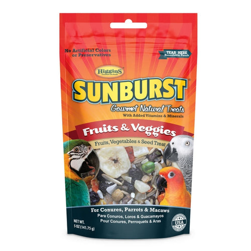 Higgins Sunburst Gourmet Natural Lg Avian Treat