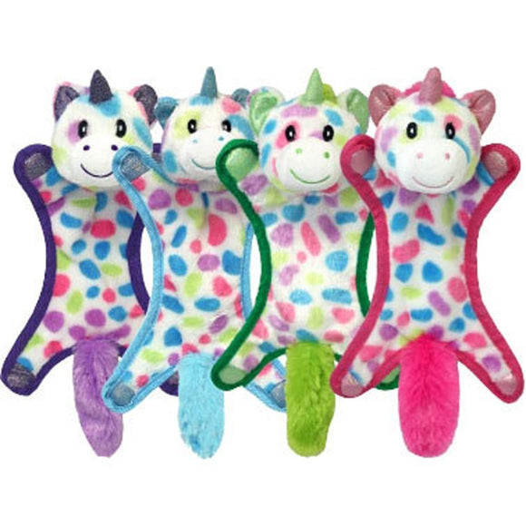 MULTIPET BALLHEAD UNICORN CRINKLE/SQUEAK