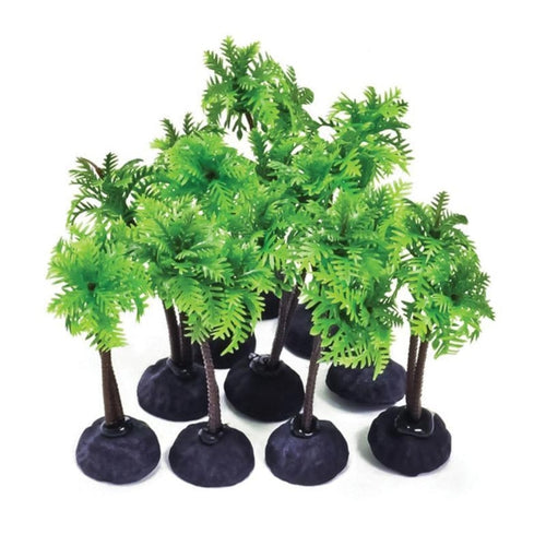 Aquatop Palm Tree Weighted Aquarium Plant Pack